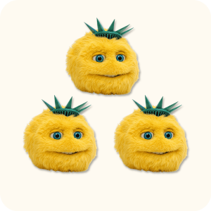 Liberty Biberty Plush 3PCS
