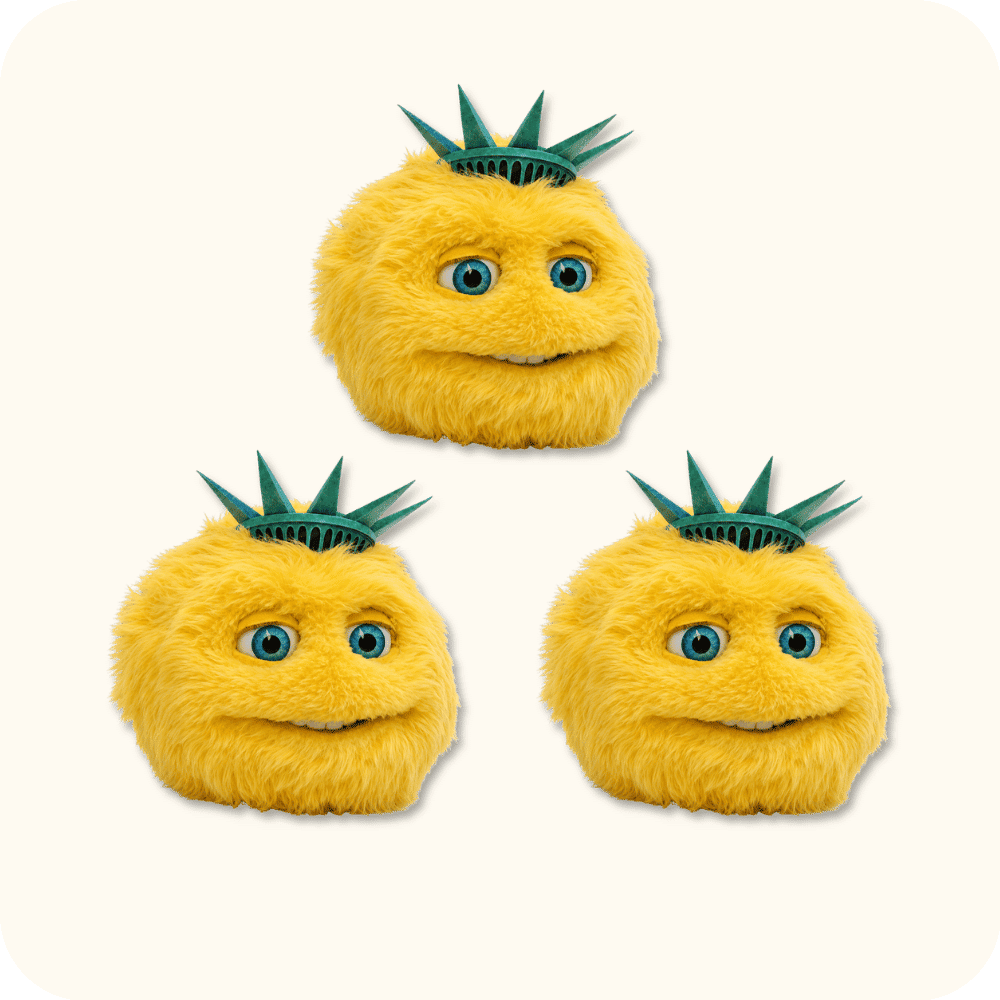 Liberty Biberty Plush 3PCS Liberty Biberty Plush 3PCS