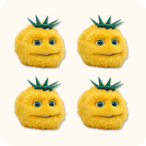 Liberty Biberty Plush 4PCS